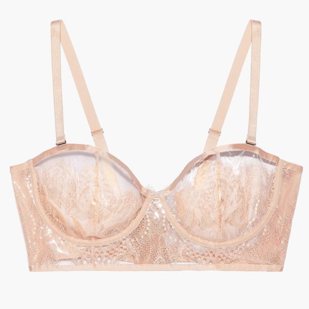 Savage X Fenty Shy Pink Bustier Bra - Size 1X NWT